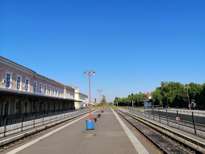 Foto: Bahnhof in Sibiu