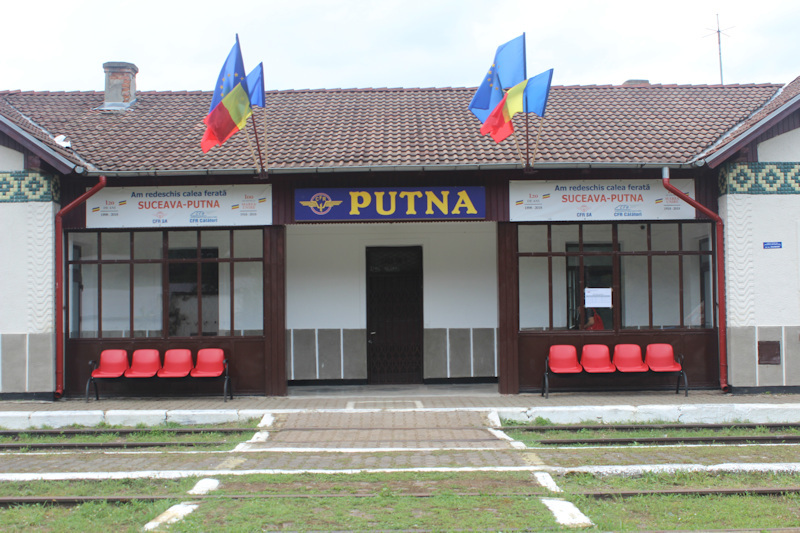 Der Bahnhof von Putna
