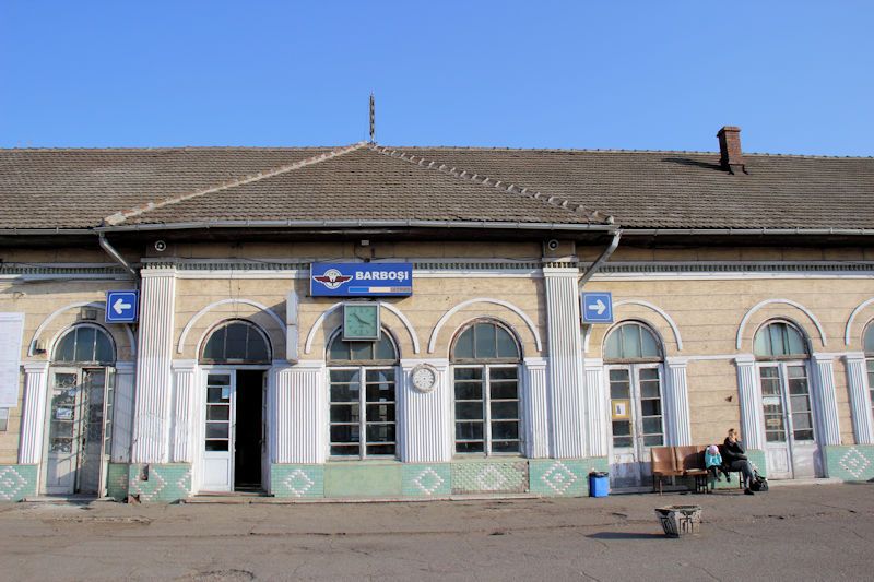 Foto: Der Bahnhof in Barboși