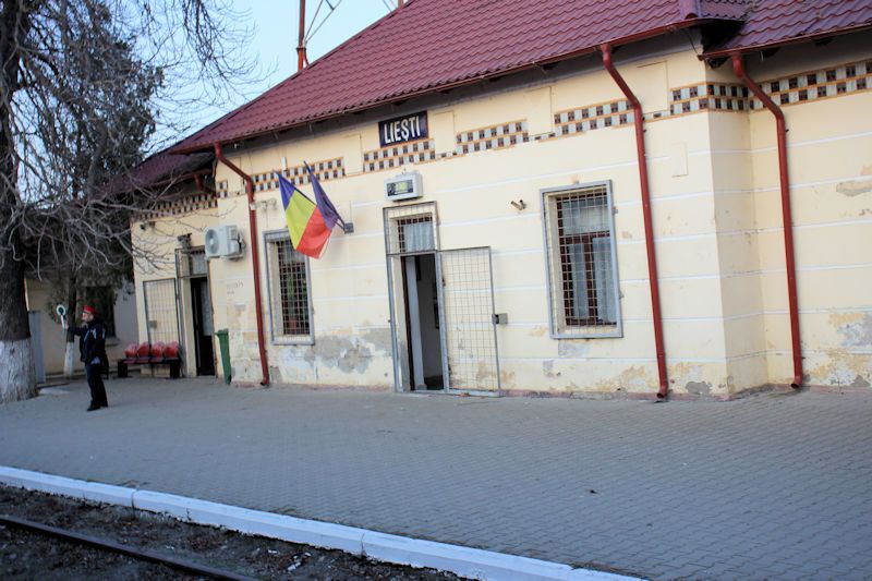 Der Bahnhof in Liești