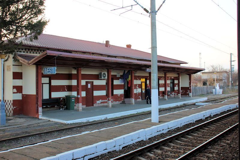 Der Bahnhof in Ivești