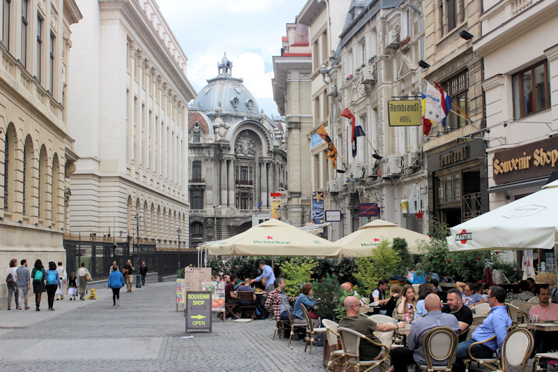 In der Altstadt von Bukarest - in Lipscani
