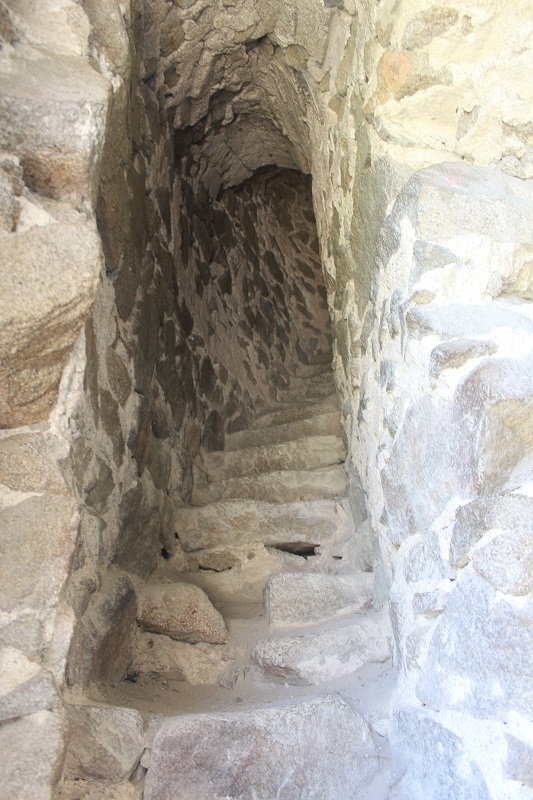 Treppe in der Burg Bologa bei Cluj Napoca (Klausenburg)