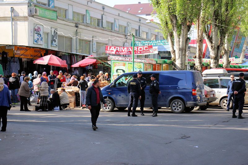Markt in Chișinău - in der Hauptstadt der Republik Moldau oder Republik Moldova