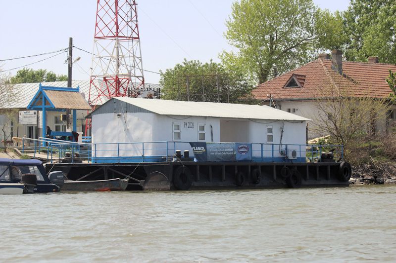 Die Anlegestelle in Mila 23 im Donaudelta 