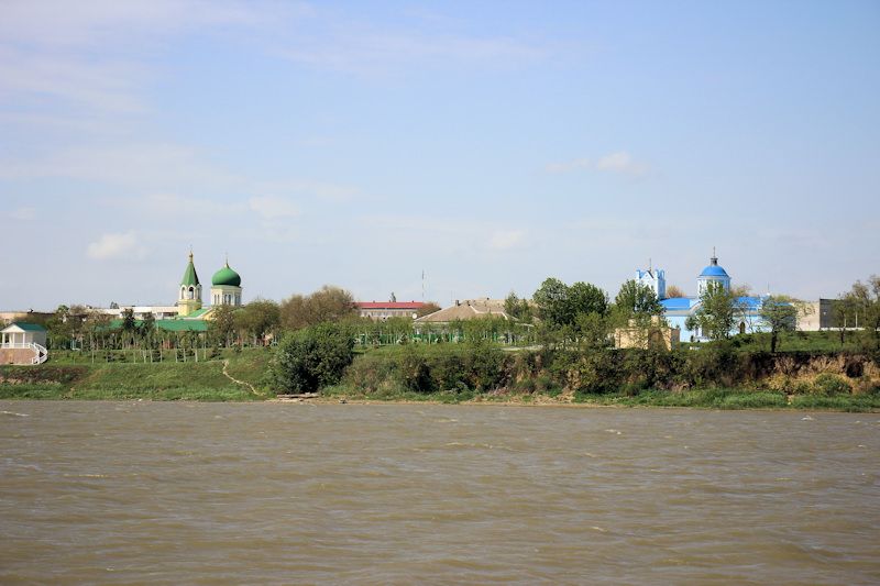 Blick auf die ukrainischen Stadt Ismajil