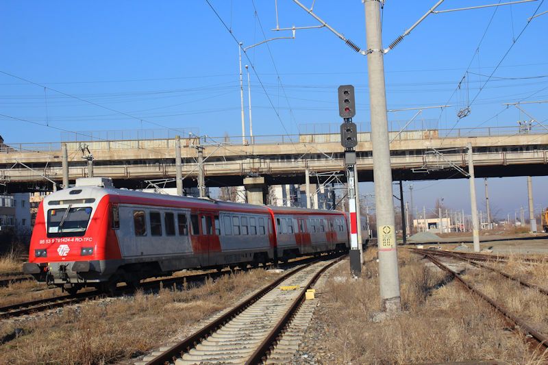 Einfahrt des R 10304 von Barlad in den Bahnhof Galati