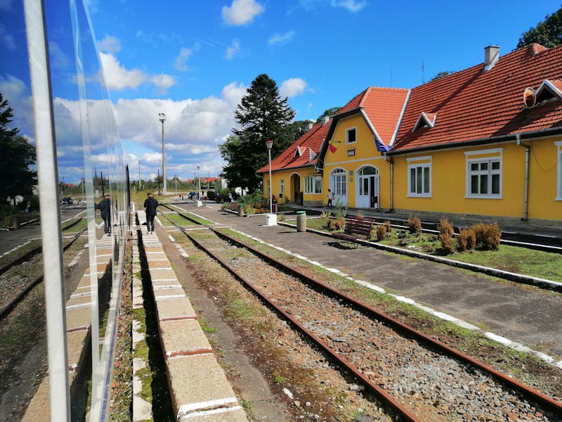 Foto: Der Bahnhof in Avrig