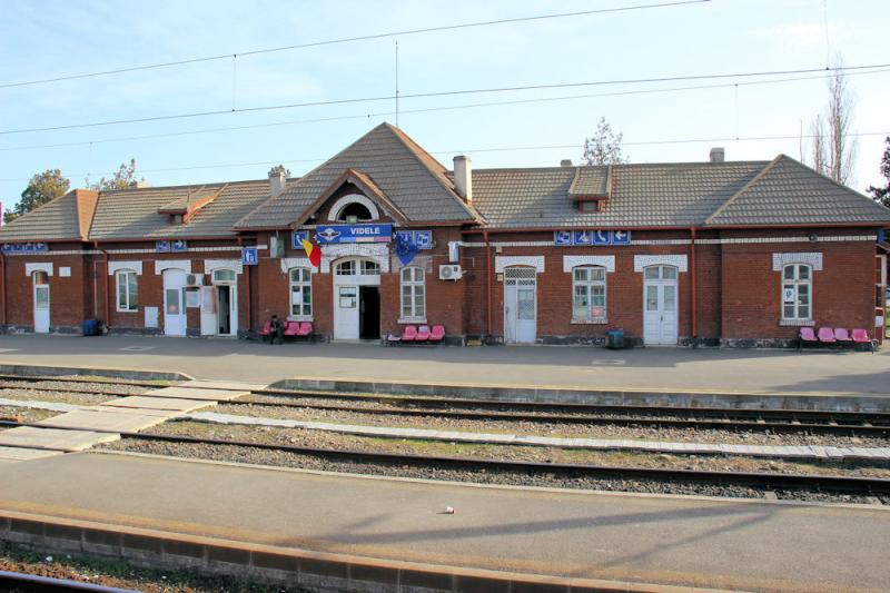 Bahnhof Videle - der erste Halt auf der Bahnfahrt nach Drobeta Turnu Severin