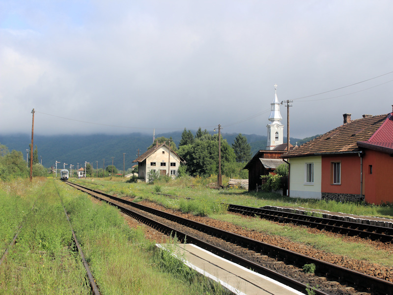 Der Bahnhof von Poieni, zwischen den Städten Oradea und Cluj Napoca