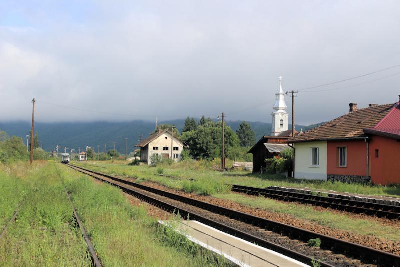 Sommer 2017: Der Bahnhof von Poieni, zwischen Oradea und Cluj Napoca 2017 - Calea ferată romantică: Gara Poieni din România