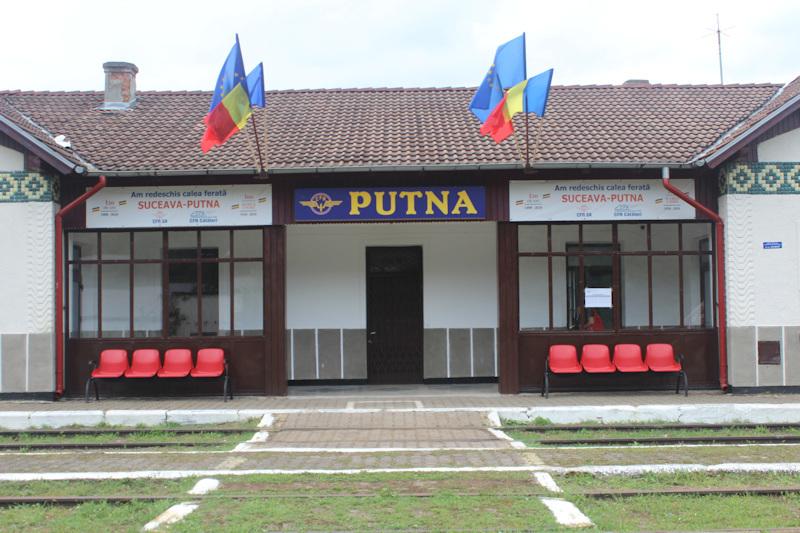 Rundreise durch Rumänien im August 2018 - 4. Station: Putna, Teil: 3 => Der Bahnhof von Putna