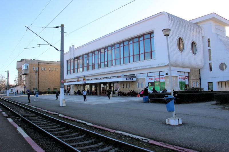 Der Bahnhof Târgu Jiu