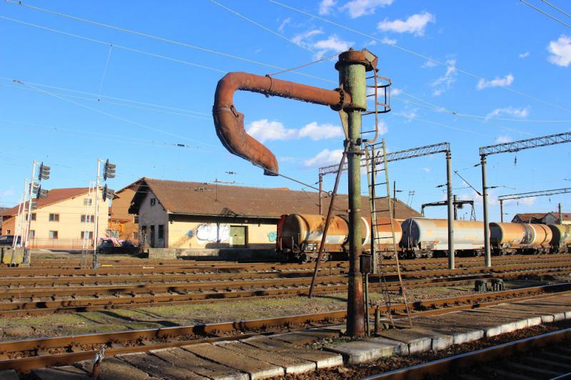 Der Wasserturm vom Bahnhof Târgu Jiu