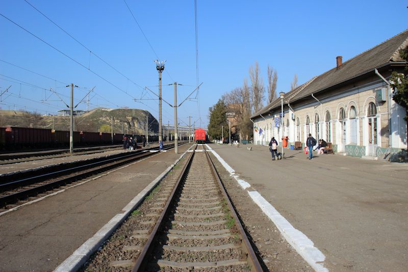 Foto: Der Bahnhof in Barboși - ein Vorort von Galati Der Bahnhof in Barboși - ein Vorort von Galati