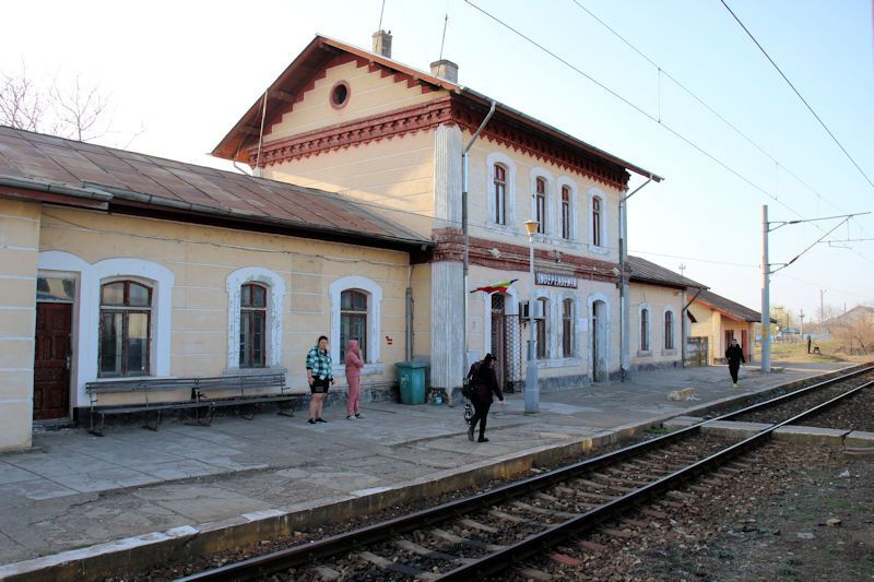 Der Bahnhof in Independența