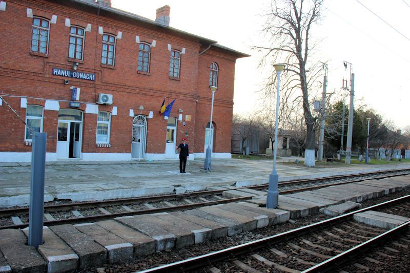 Der Bahnhof in Hanu Conachi