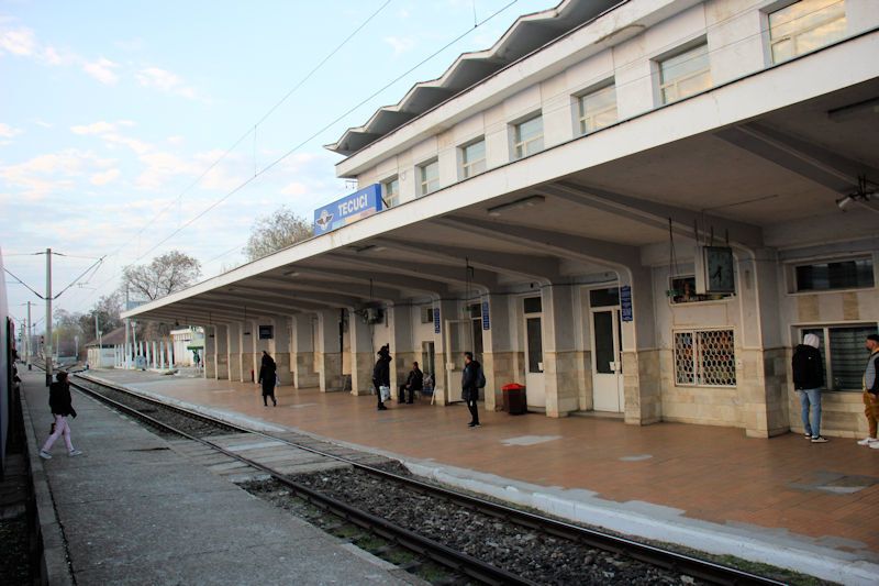 Foto: Der Bahnhof Tecuci Der Bahnhof Tecuci