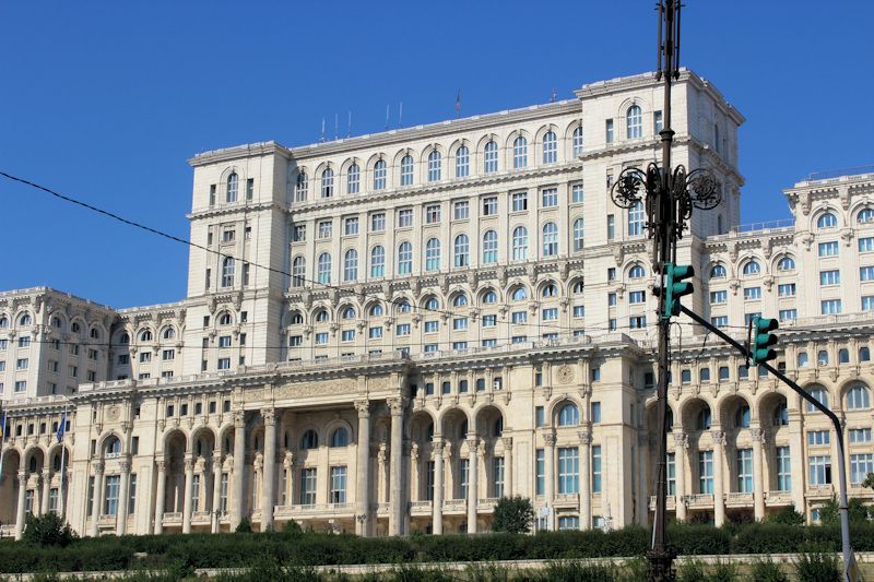 Der Parlamentspalast in Bukarest Der Parlamentspalast in Bukarest