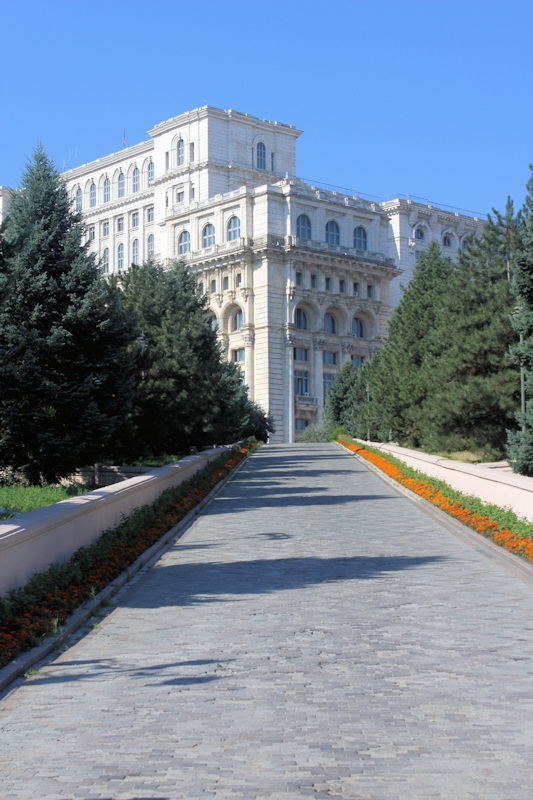 Der Parlamentspalast in Bukarest