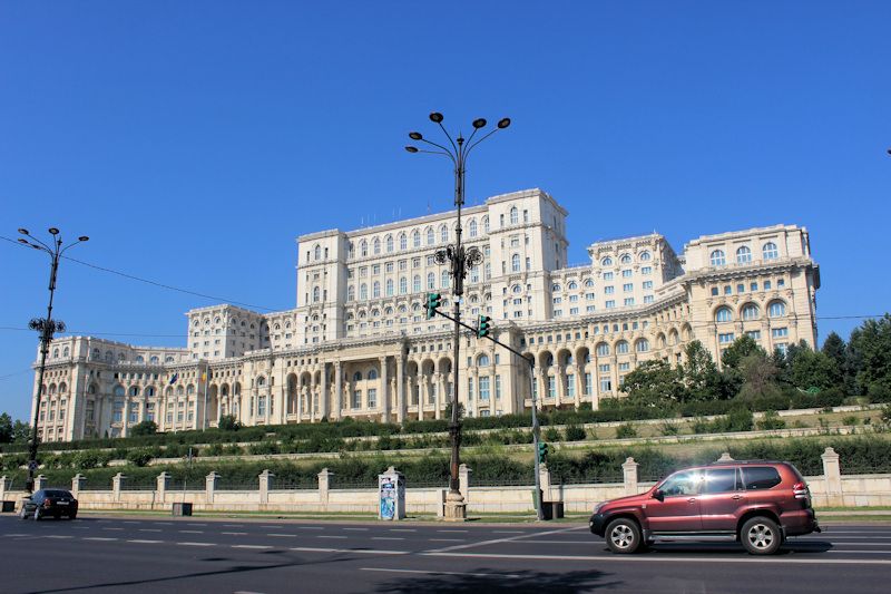 Der Parlamentspalast in Bukarest Der Parlamentspalast in Bukarest