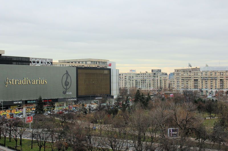 Entlang des Bulevardul Ion C. Brătianu im Zentrum von Bukarest