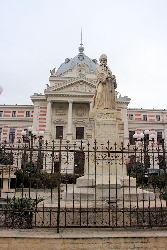 Entlang des Bulevardul Ion C. Brătianu im Zentrum von Bukarest