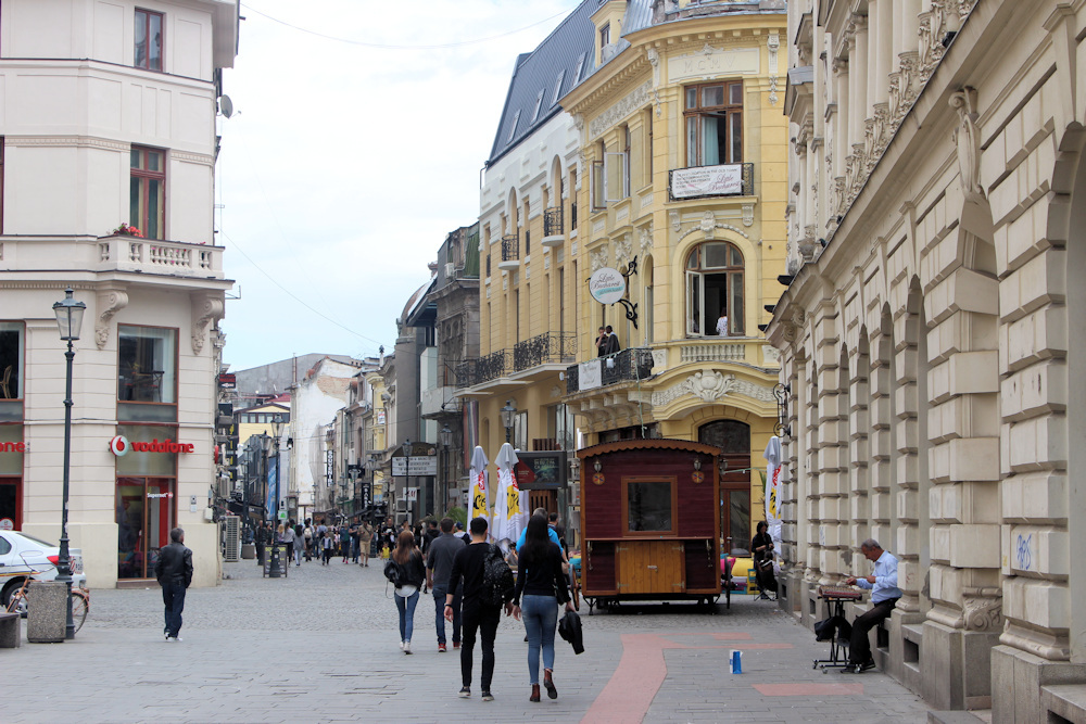 In der Altstadt von Bukarest - in Lipscani