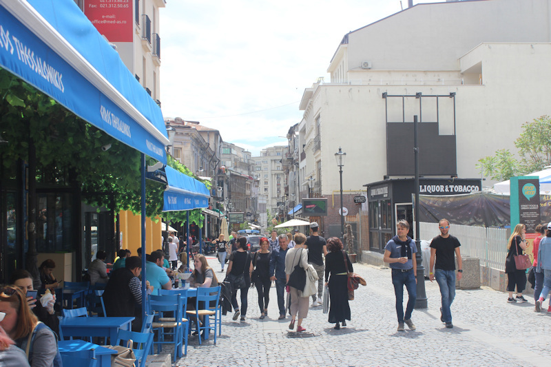 In der Altstadt von Bukarest - in Lipscani