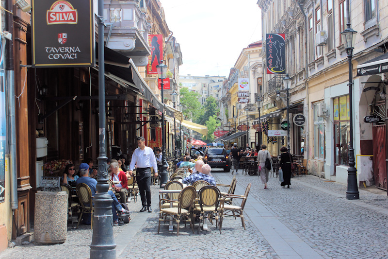 In der Altstadt von Bukarest - in Lipscani