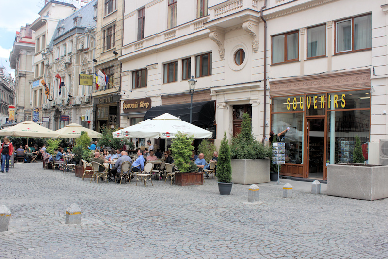 In der Altstadt von Bukarest - in Lipscani