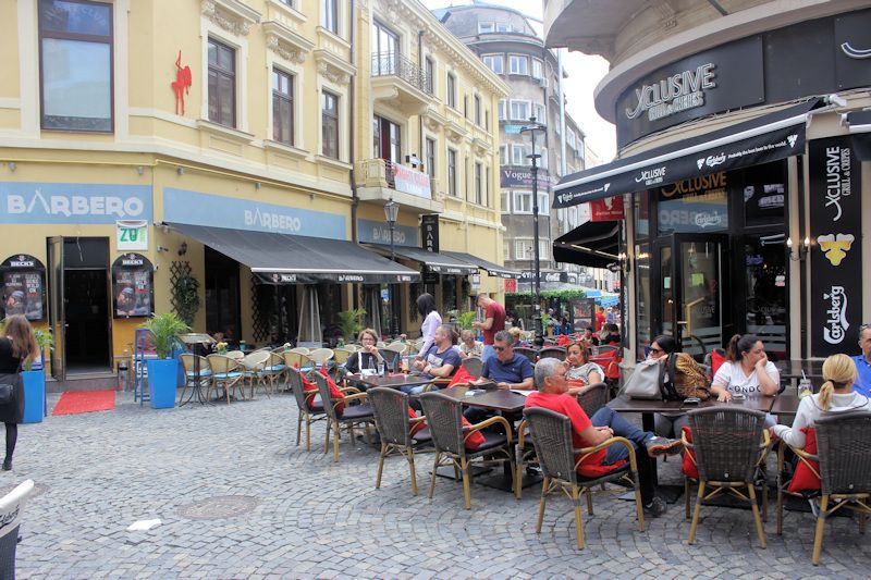 In der Altstadt von Bukarest - in Lipscani In der Altstadt von Bukarest - in Lipscani