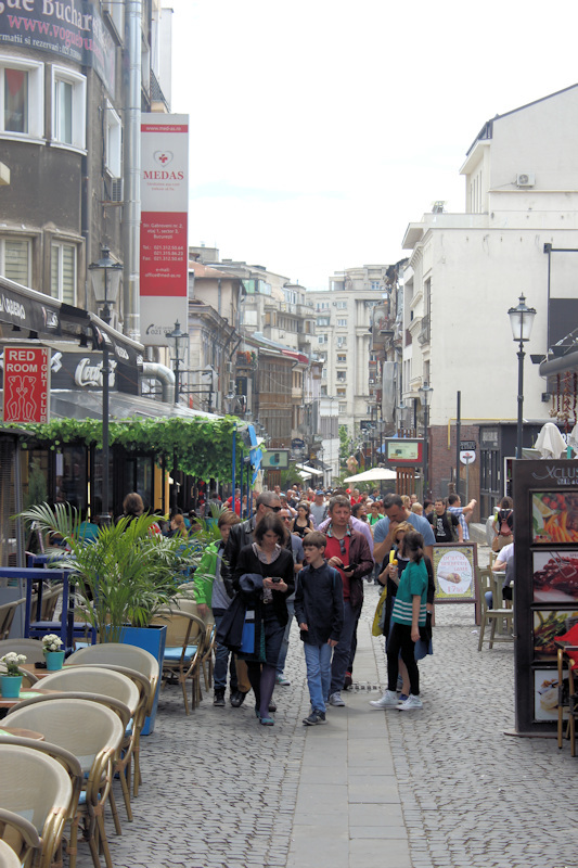 In der Altstadt von Bukarest - in Lipscani