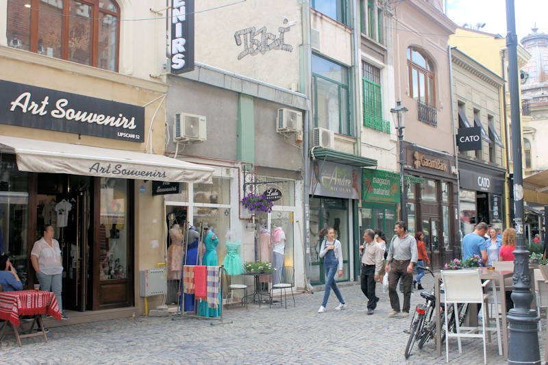 In der Altstadt von Bukarest - in Lipscani