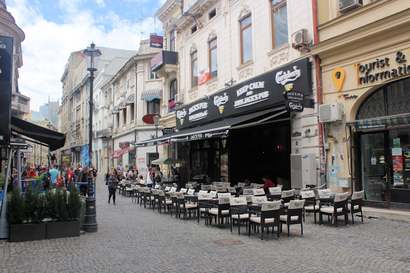 In der Altstadt von Bukarest - in Lipscani