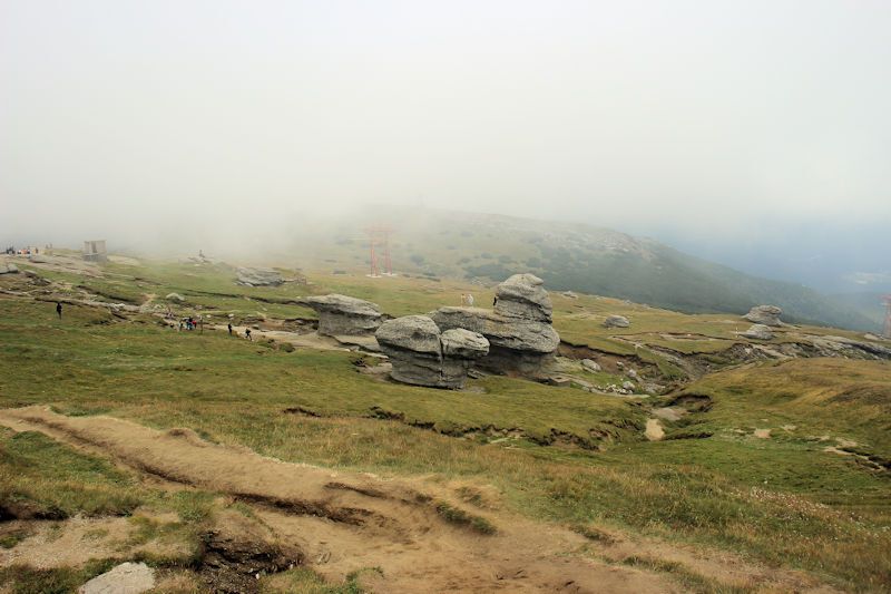 Foto: Auf dem Bucegi Plateau - Mit der Seilbahn (Telecabina) von Busteni auf das Bucegi Plateau Foto: Auf dem Bucegi Plateau