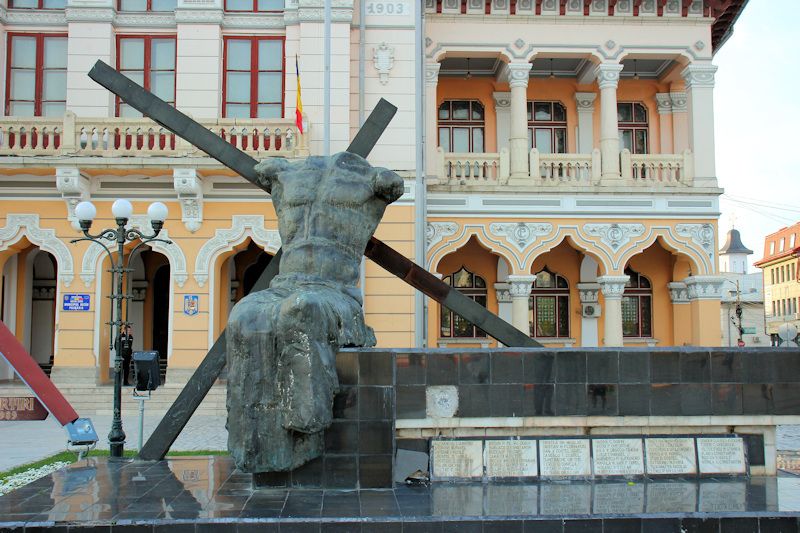 Denkmal der "Helden der Revolution in Buzau" 1989