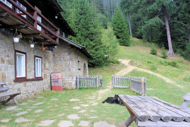 Cabana Fântânele (Bergütte) im Nationalpark Ceahlau