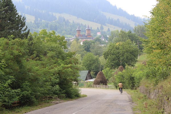 Blick auf das Kloster in Ceahlau