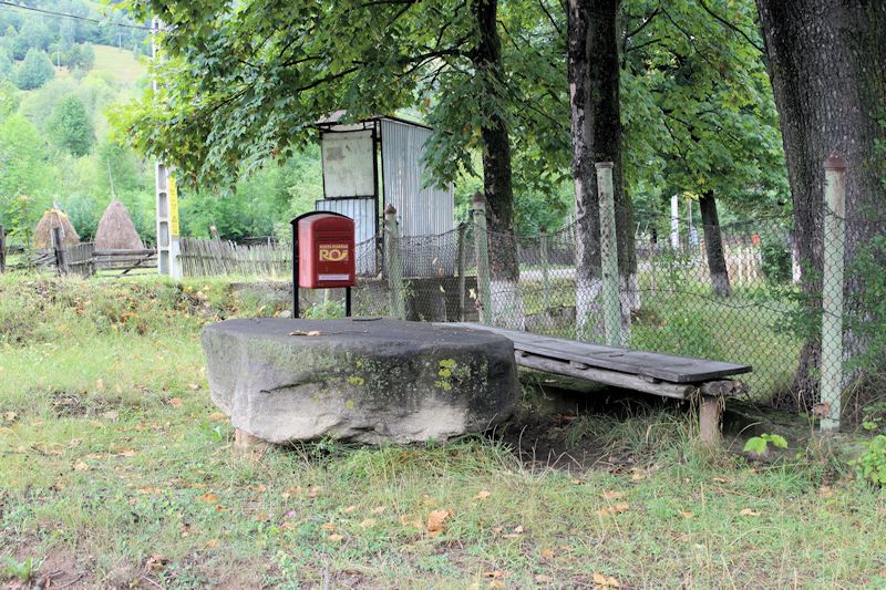 Bushaltestelle in Ceahlau
