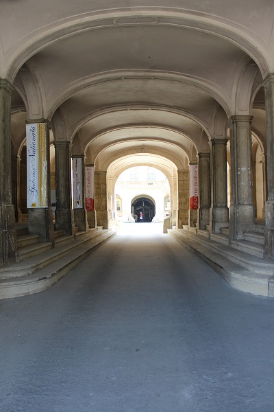 Im Zentrum von Cluj Napoca (Klausenburg) - Kunstmuseum