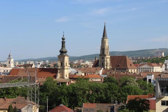 Blick auf Cluj Napoca (Klausenburg)