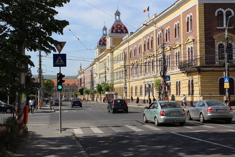 Im Zentrum von von Cluj Napoca (Klausenburg) Im Zentrum von von Cluj Napoca (Klausenburg)