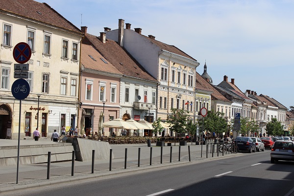 Im Zentrum von Cluj Napoca (Klausenburg)