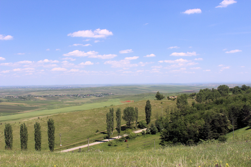 Blick in die Landschaft bei Cututeni