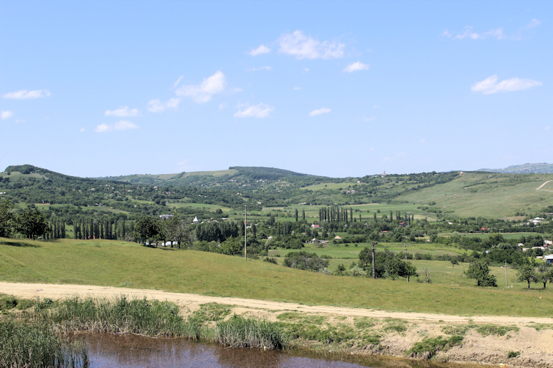 Blick in die Landschaft bei Cututeni