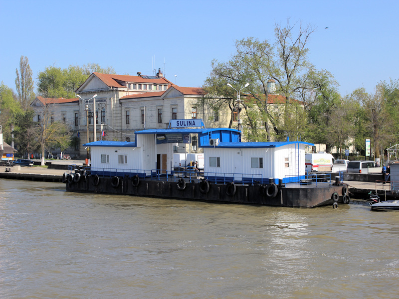 Anlegestelle in Sulina - Fahrt auf der Donau von Tulcea nach Sulina