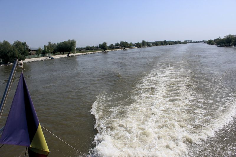 Auf der Donau zwischen Tulcea und Sulina