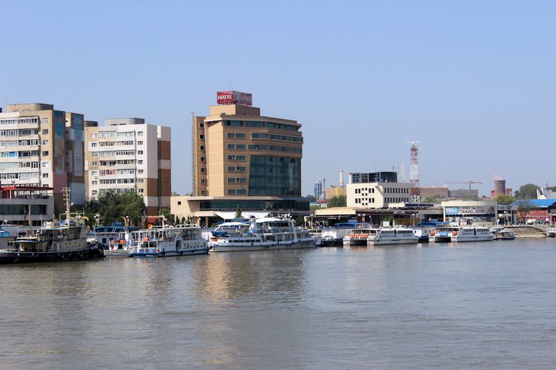 Blick auf die Donaupromenade in Tulcea