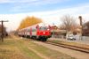 Einfahrt des Triebwagens der TFC aus Richtung Bârlad in Fârțănești